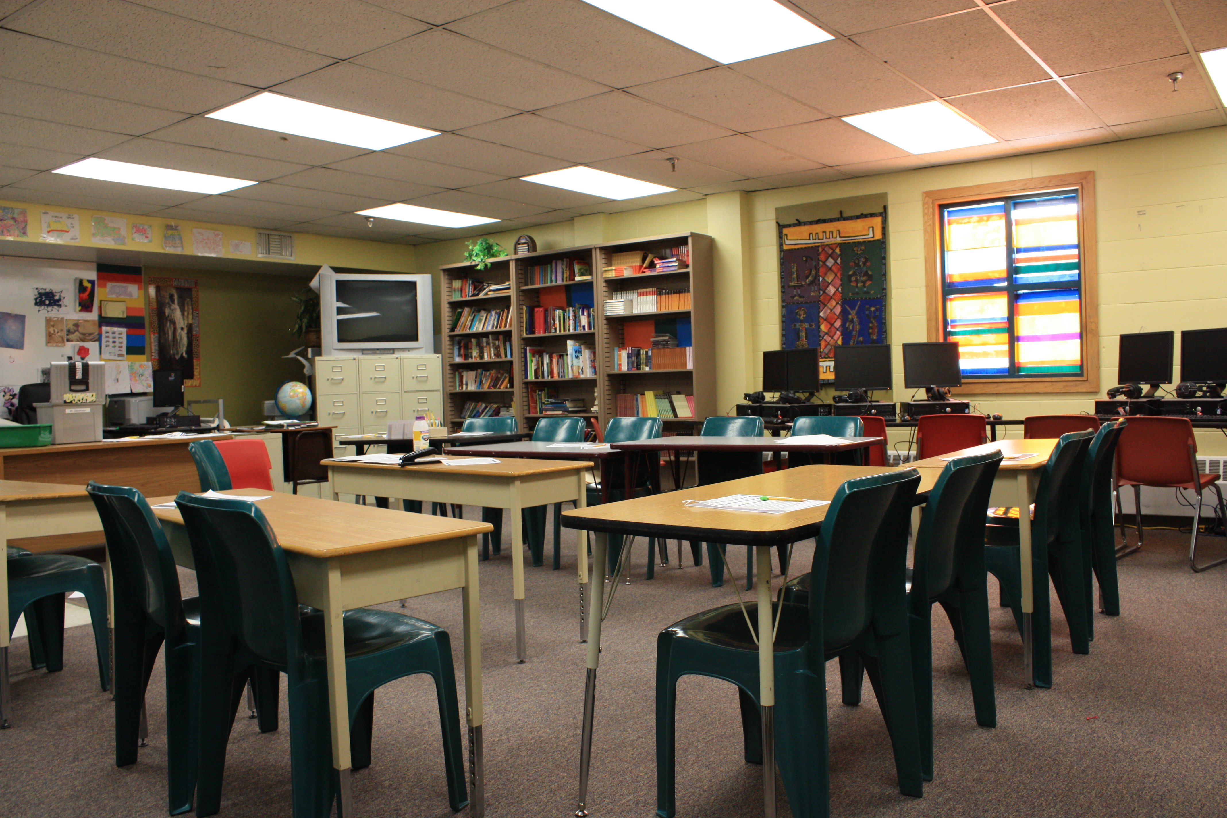 Classroom in Gilliam Youth Services Center