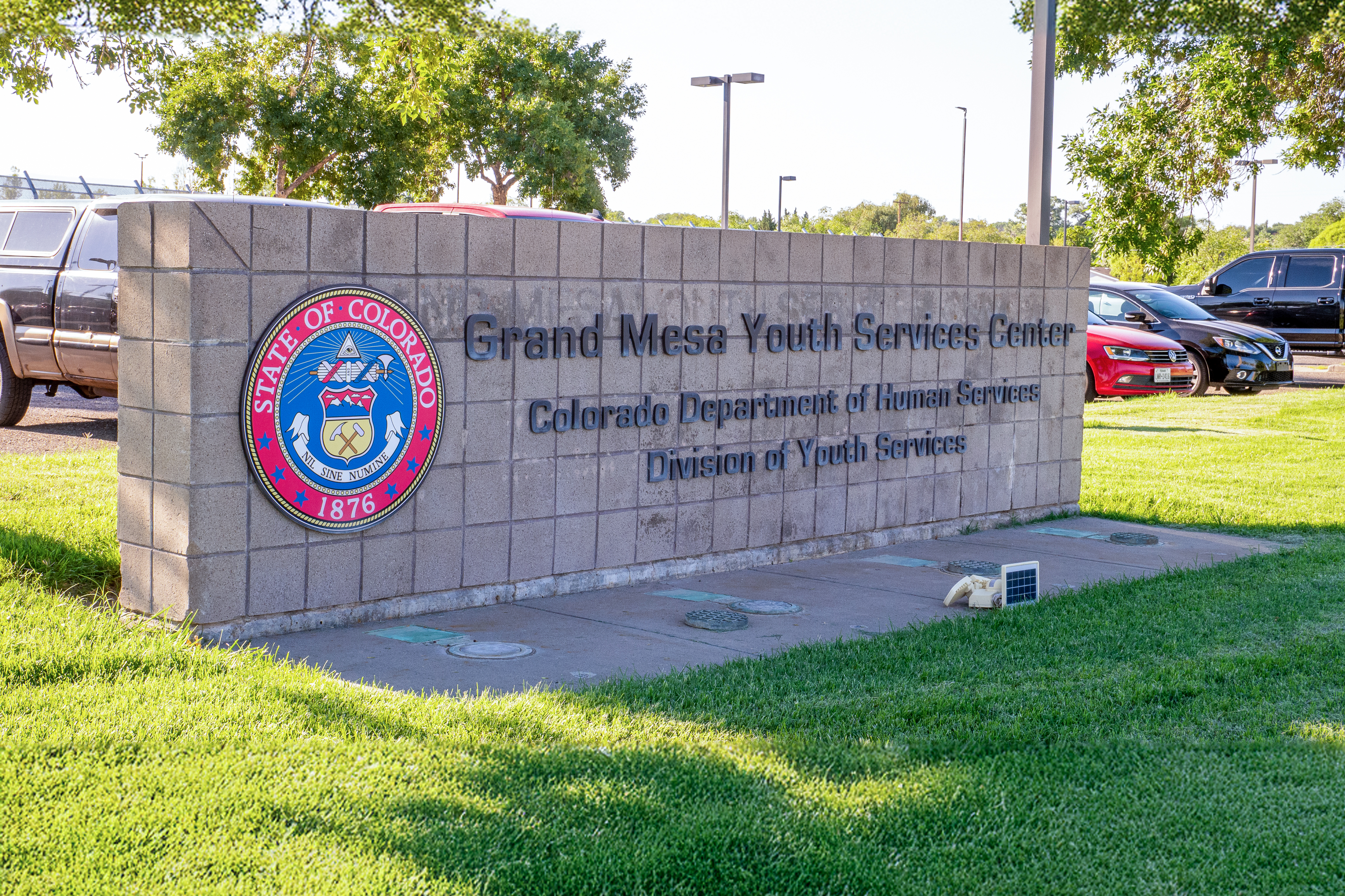 Grand Mesa Youth Services Center sign