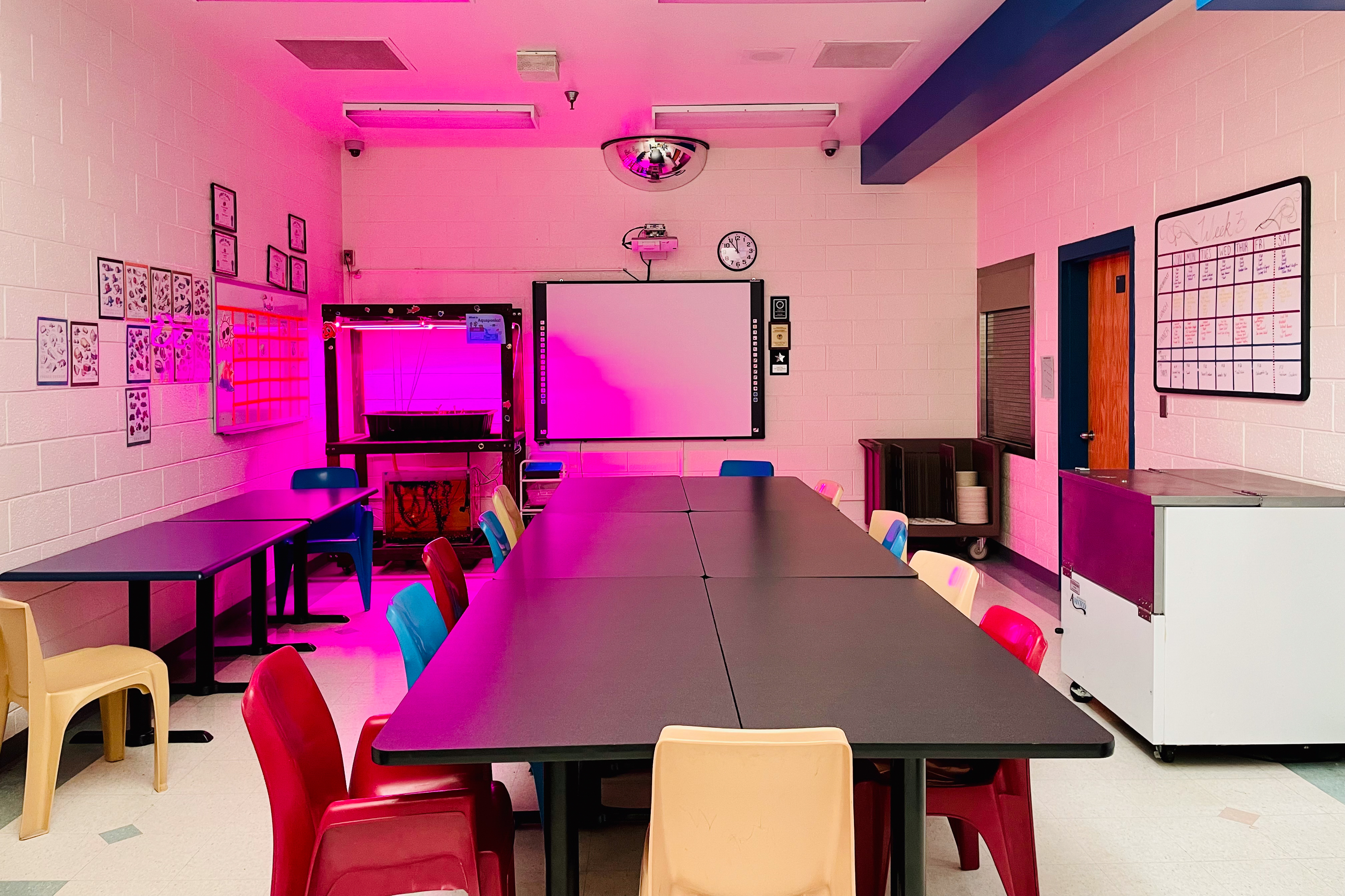 Class room and garden at Grand Mesa Youth Service Center