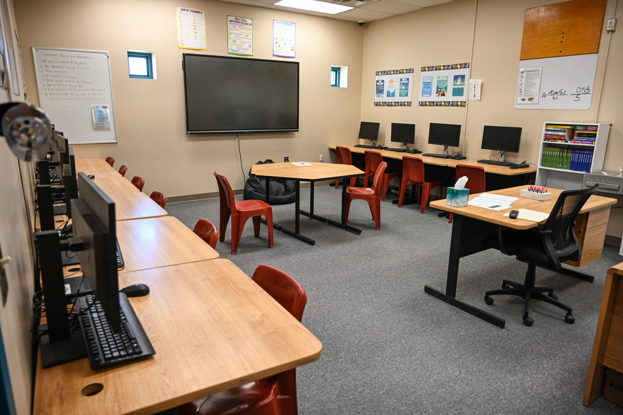 Classroom at Platte Valle Youth Services Center