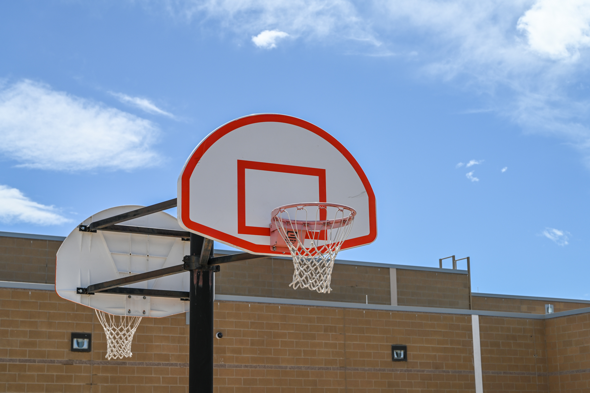 Basketball hoop at Platte Valley Youth Services Center