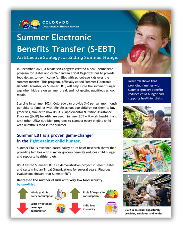 Summer EBT flyer