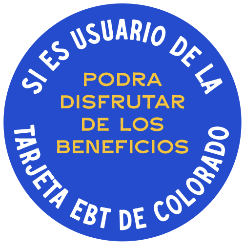 ¡Si es usuario de EBT de Colorado, puede disfrutar de los beneficios!