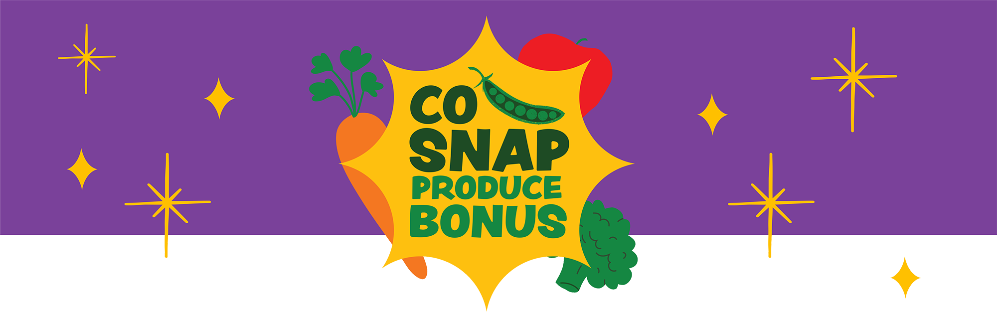Header image that says CO SNAP Produce Bonus