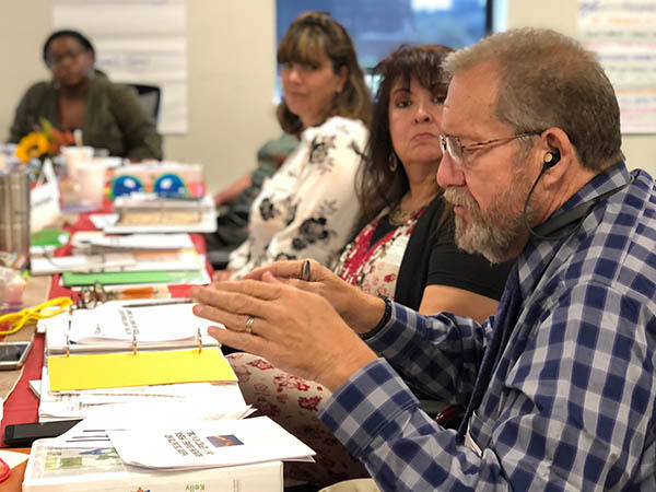 Photograph of Family Voice Council meeting