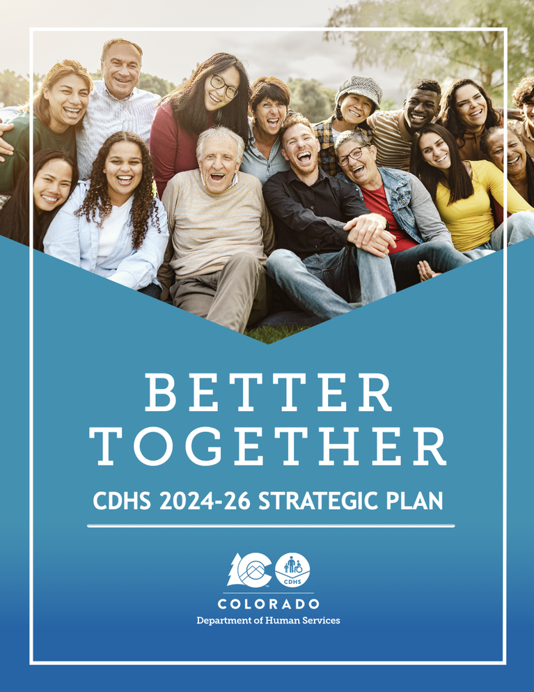 Cover of CDHS Strategic Plan document